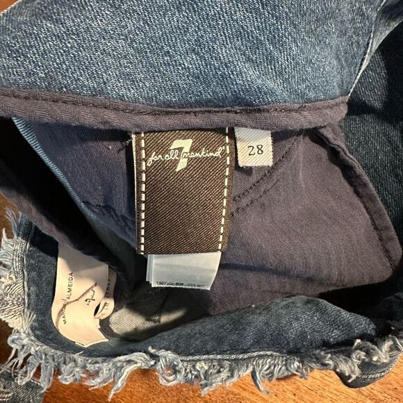 NWT Marques Almeida x 7for All Mankind Denim Skirt - Picture 8 of 9